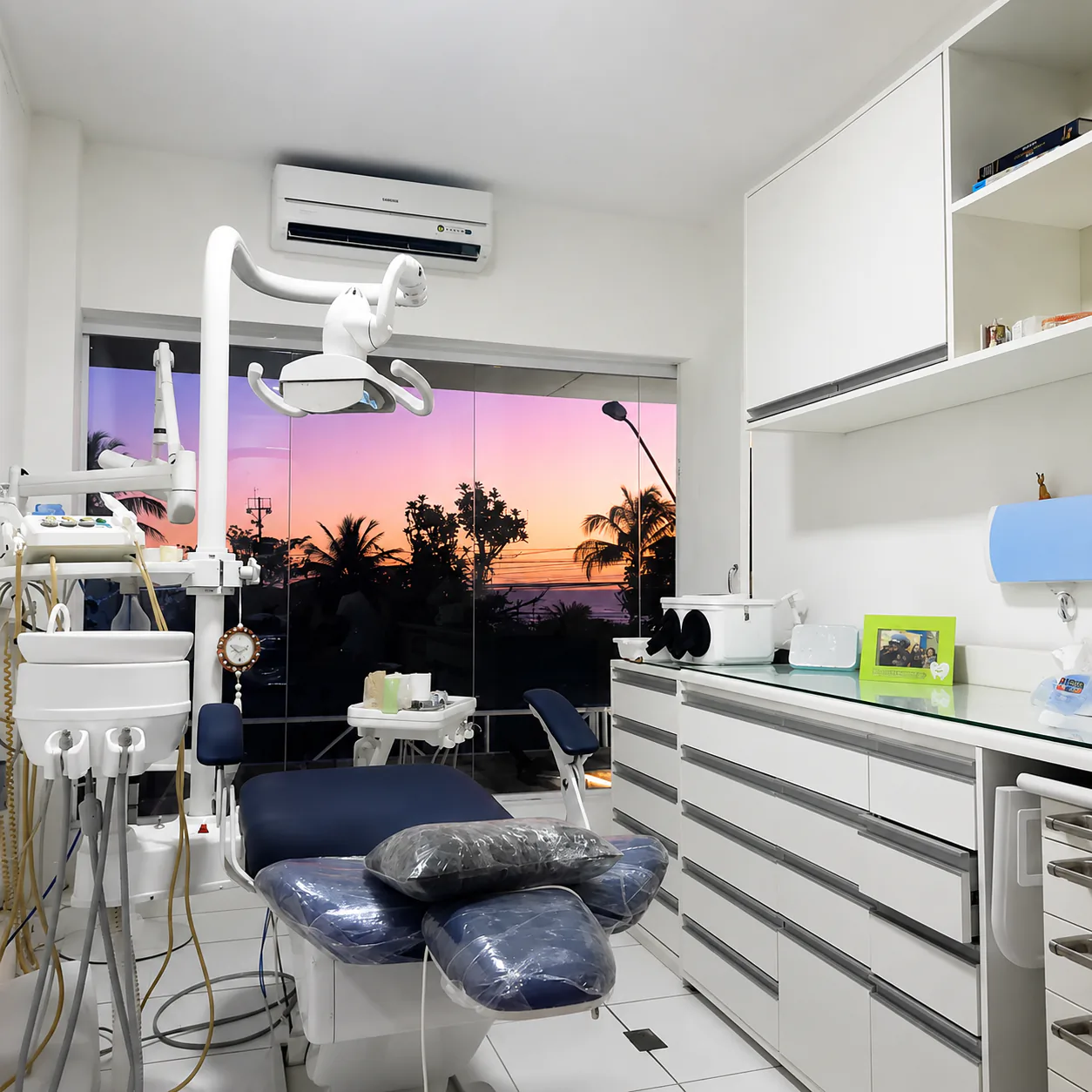 Ambiente interno da Clínica Curadente